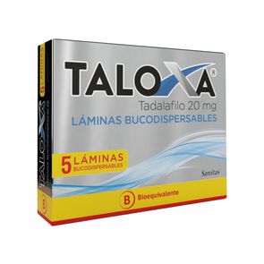 Taloxa-Tadalafilo-20-mg-5-Láminas-Bucodispersables-imagen