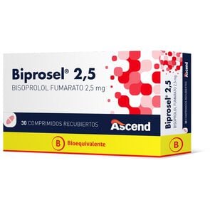 Biprosel-Bisoprolol-2,5-mg-30-Comprimidos-Recubiertos-imagen
