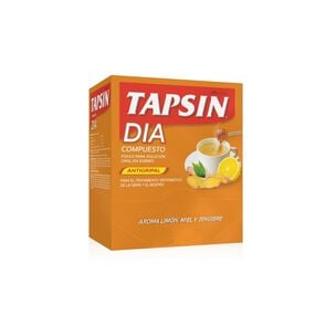 Tapsin-Dia-Compuesto-Antigripal-Paracetamol-400-mg-Noscapina-10-mg-Cafeina-33-mg-Polvo-para-Soluc.Oral--1-Sobre-Sabor-Limon-/-Miel-/-Jengibre-imagen