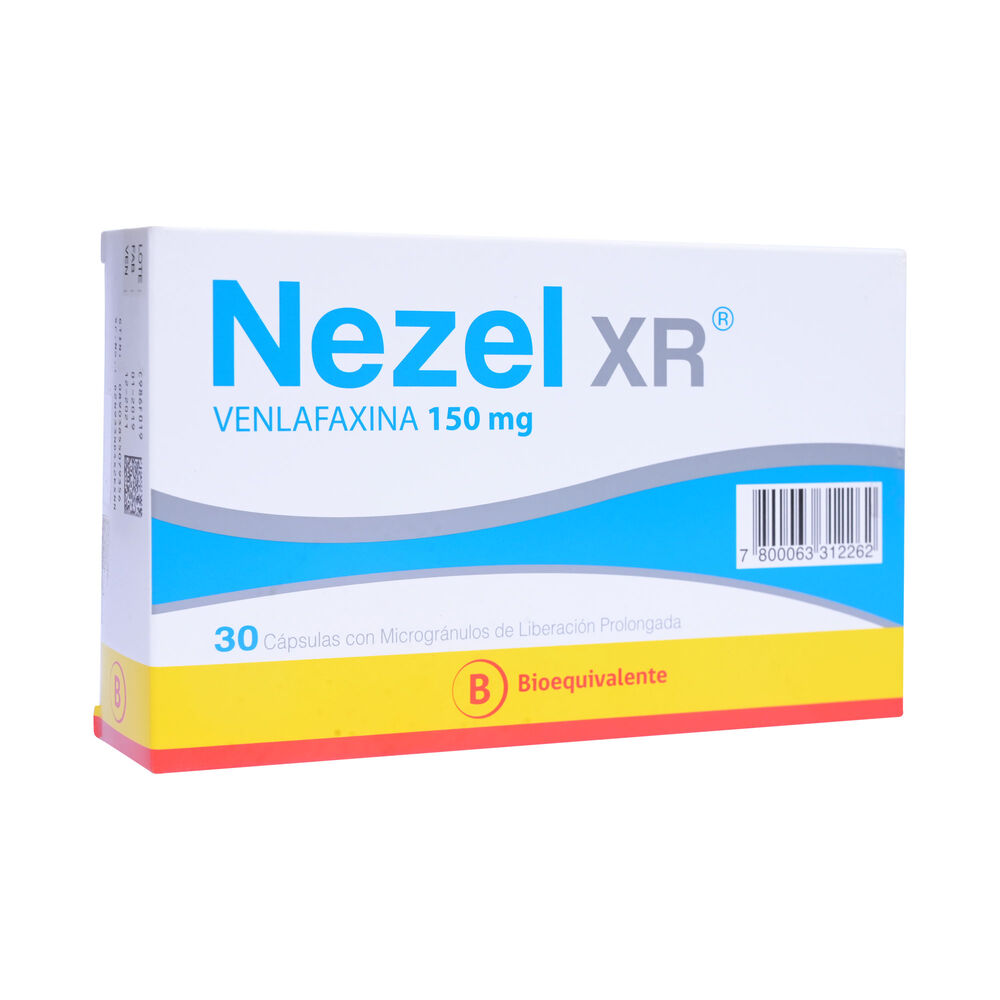 Nezel-XR-Venlafaxina-150-mg-Cápsulas-de-Liberación-Prolongada-imagen-2