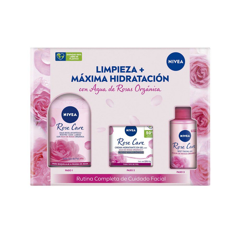 Pack-Rutina-Rose-Care-Agua-Micelar-Bifásica-400-mL-+-Crema-Hidratante-En-Gel-50-mL-+-Mist-Refrescante-150-mL-imagen-1