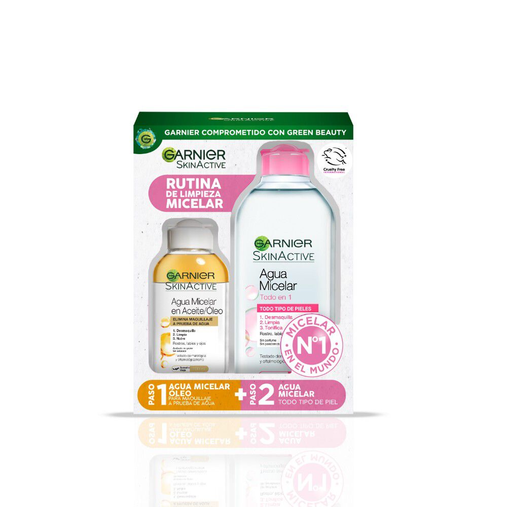 Rutina-de-Limpieza-Garnier-Micelar-todo-en-1-+-Micelar-&Oacute;leo-100-ml-imagen-2