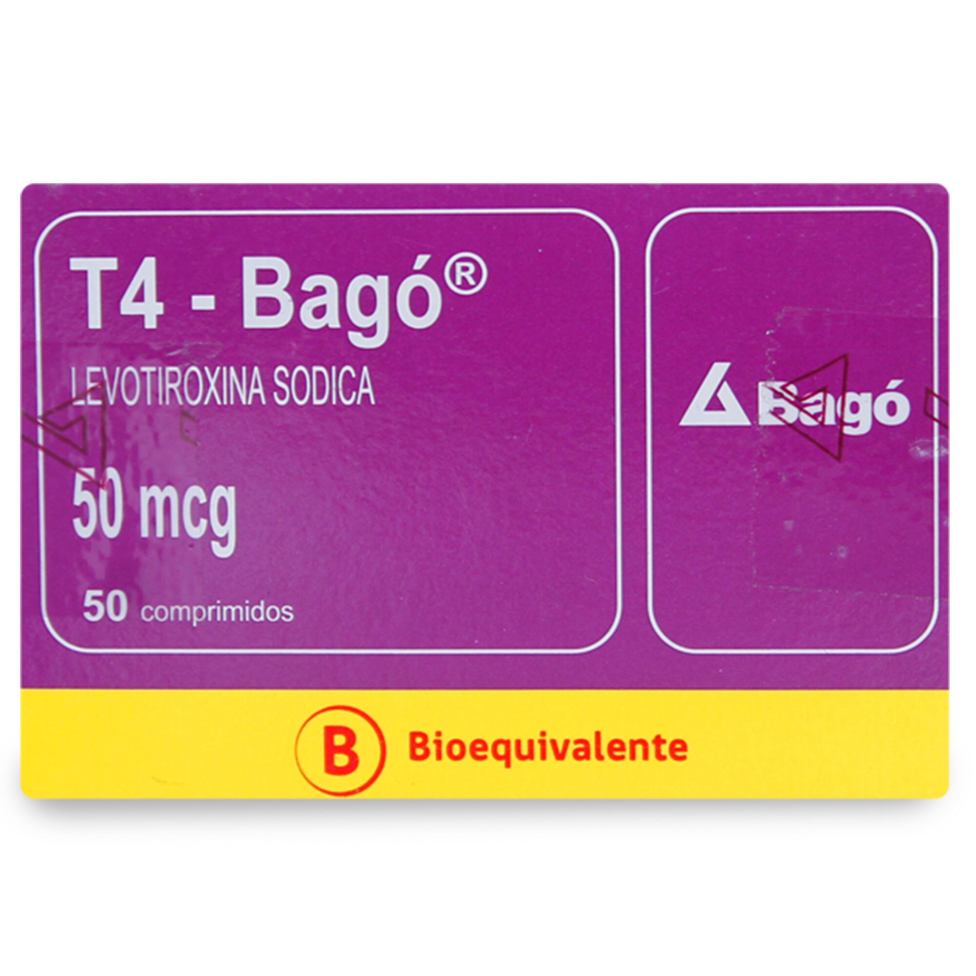 T4 50 Levotiroxina 50 mcg 50 Comprimidos