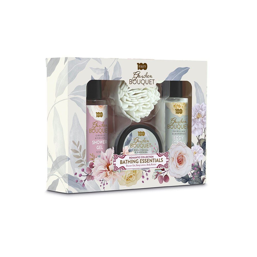 Romantic-Body-Locion-+-Shower-Gel-+-Crema-Butter-+-Esponja-imagen