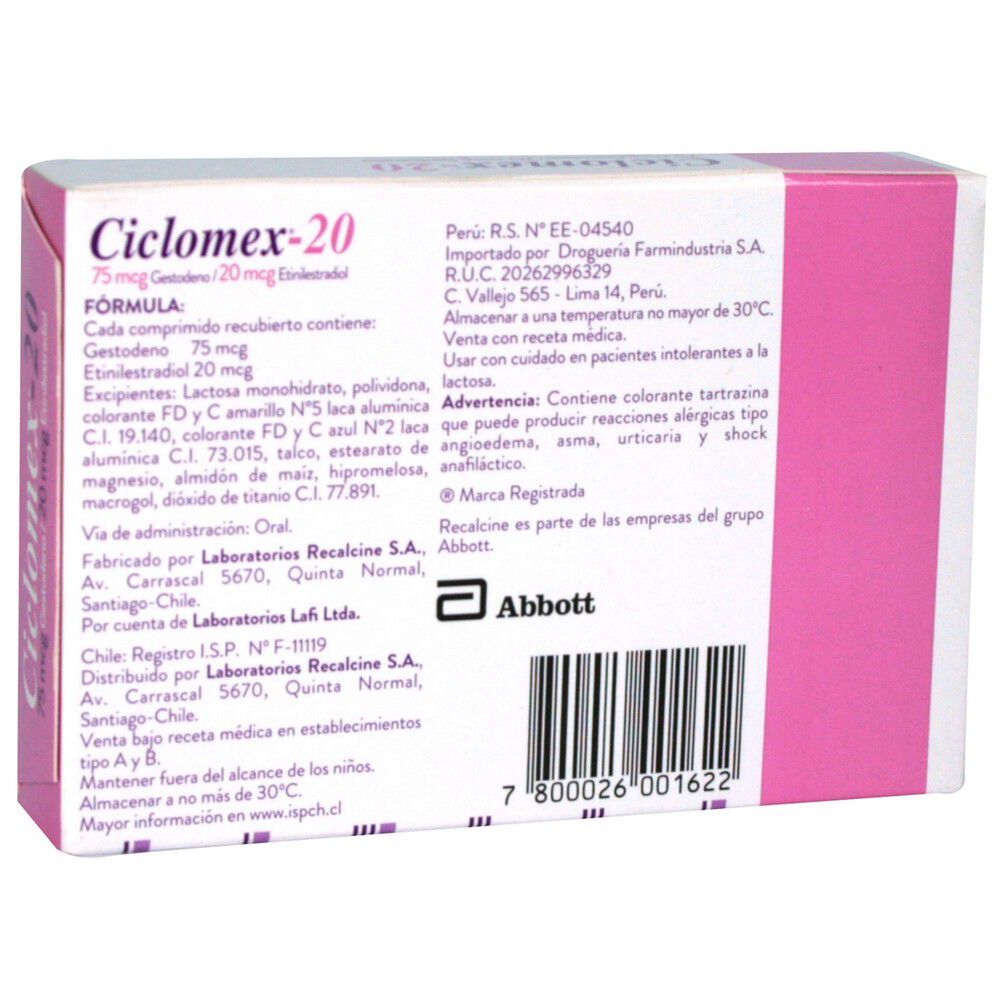 Ciclomex-20-Gestodeno-75-mcg-Etinilestradiol-20-mcg--21-Comprimidos-Recubiertos-imagen-2