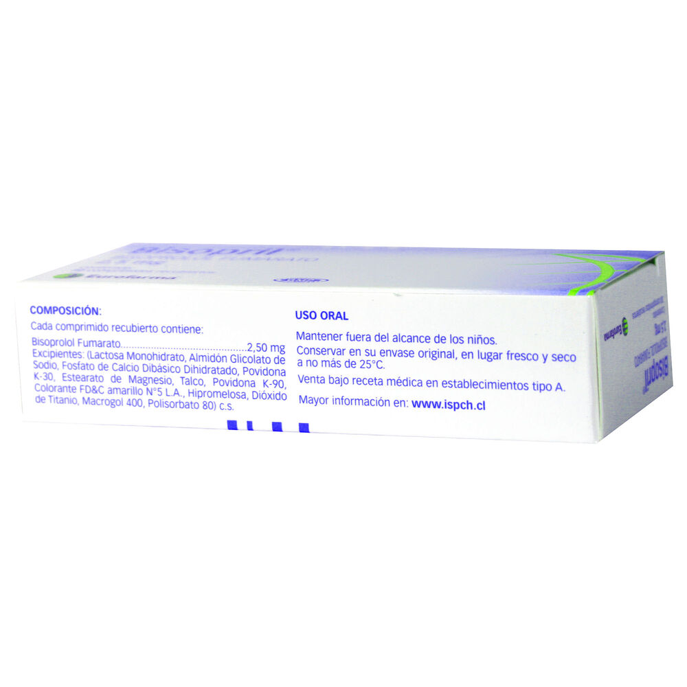 Bisopril-Bisoprolol-2,5-mg-30-Comprimidos-Recubiertos-imagen-2