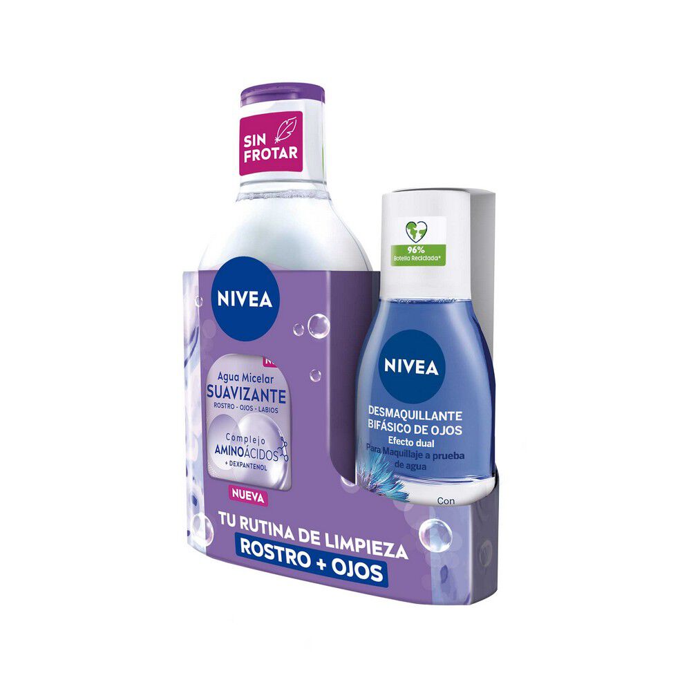 Pack-Facial-Agua-Micelar-Piel-Sensible-400ml-+-Desmaquillante-Bifásico-de-Ojos-125ml-imagen-3
