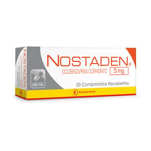 Nostaden-Ciclobenzaprina-5-mg-20-Comprimidos-Recubierto-imagen