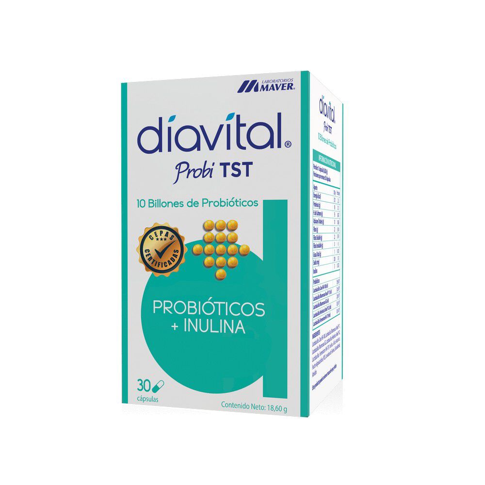 Diavital-Probi-TST-10-billones-de-Probióticos-30-Cápsulas-imagen