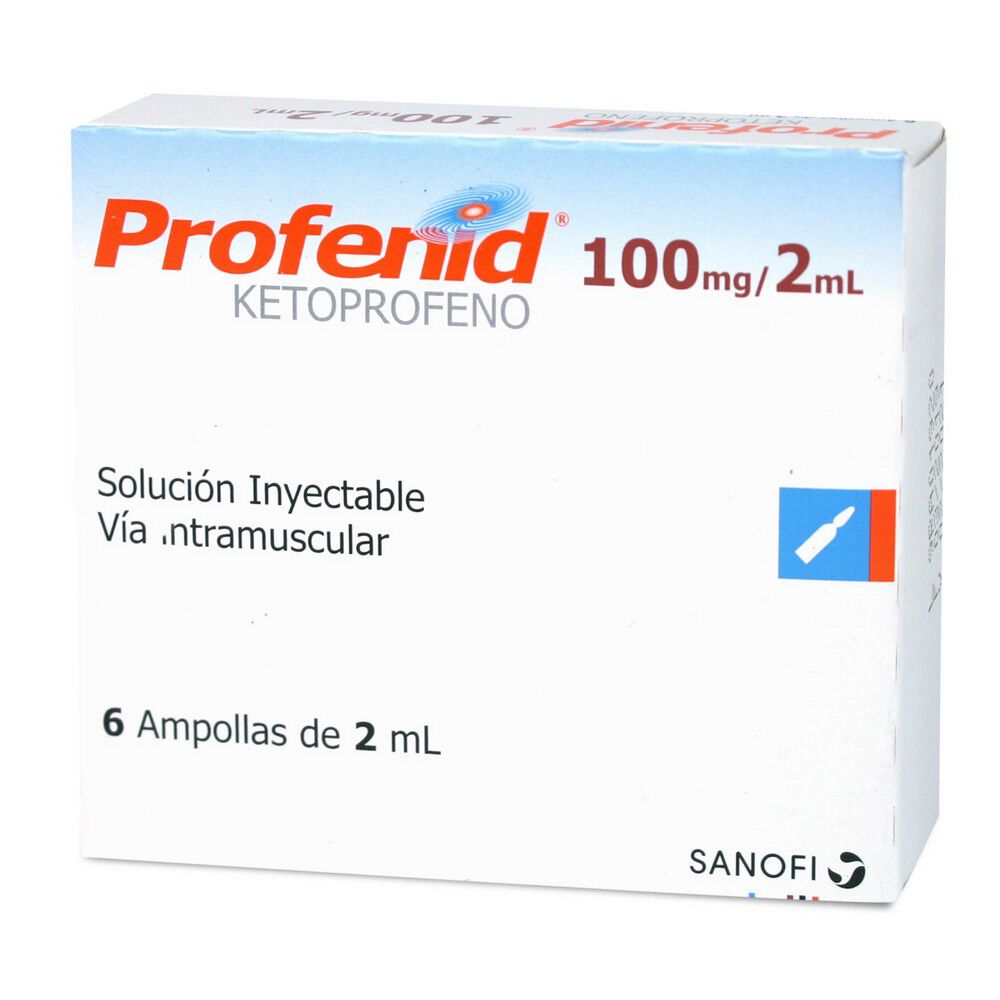 Profenid-Ketoprofeno-100-mg-/-2-mL-Soluci&oacute;n-Inyectable-6-Ampollas-imagen-1
