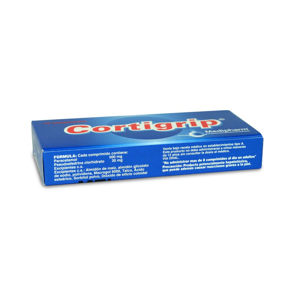 Cortigrip-Paracetamol-30-mg-10-Comprimidos-imagen-2