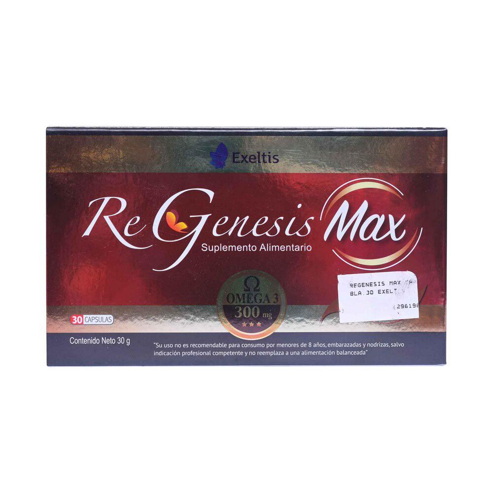 Regenesis-Max-Omega-3-300-mg-Suplemento-Alimentario-30-Cápsulas-imagen