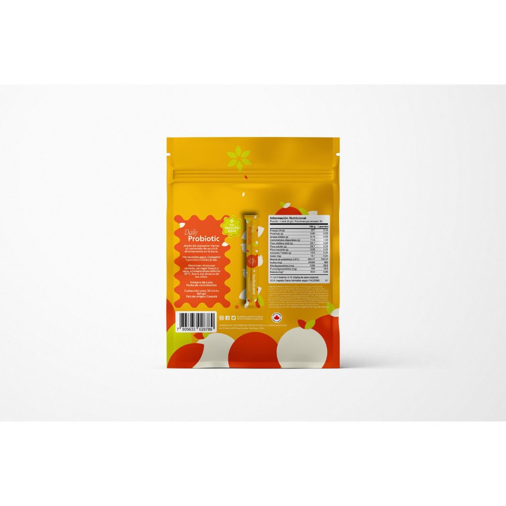 Daily-Probiotic,-Sabor-Lim&oacute;n---Clementina.-30-Sticks-imagen-2