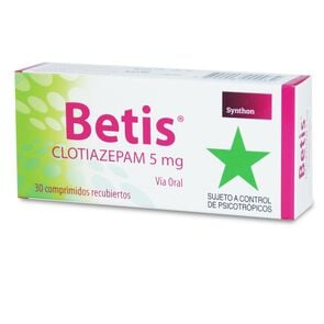 Betis-Clotiazepam-5-mg-30-Comprimidos-Recubierto-imagen