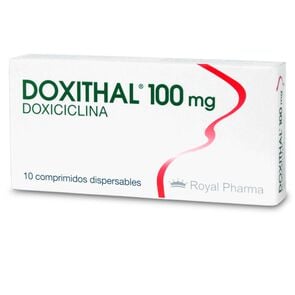 Doxithal-Doxiciclina-100-mg-10-Comprimidos-Dispersable-imagen