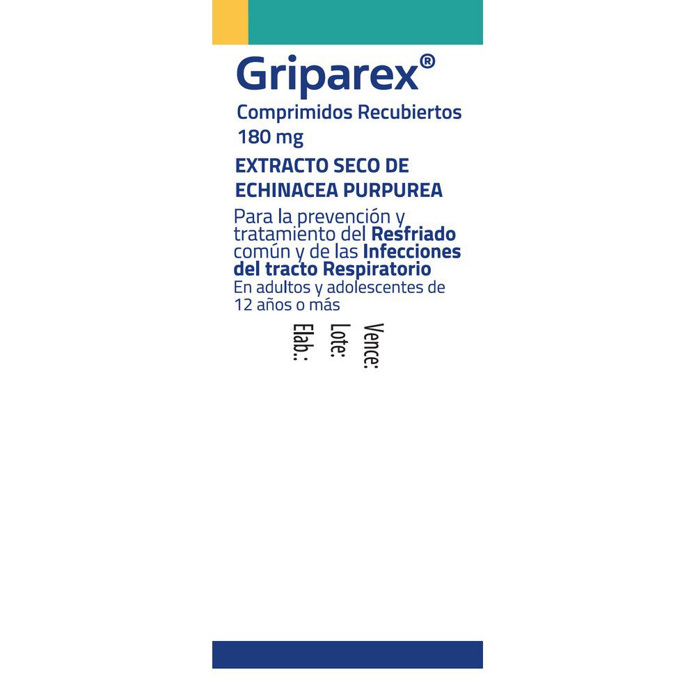 Griparex-Echinacea-Purpurea-180mg-20-Comprimidos-Recubiertos-imagen-5