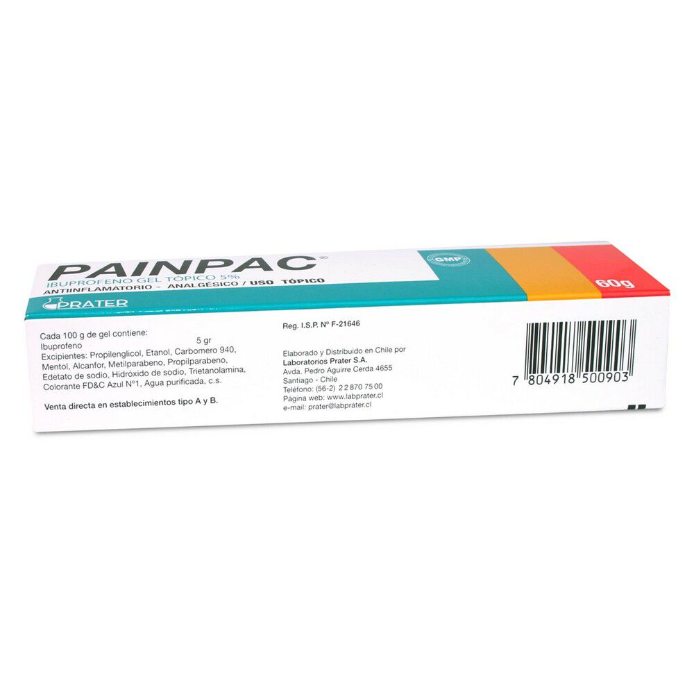 Painpac-Ibuprofeno-5%-Gel-Tópico-60-gr-imagen-2
