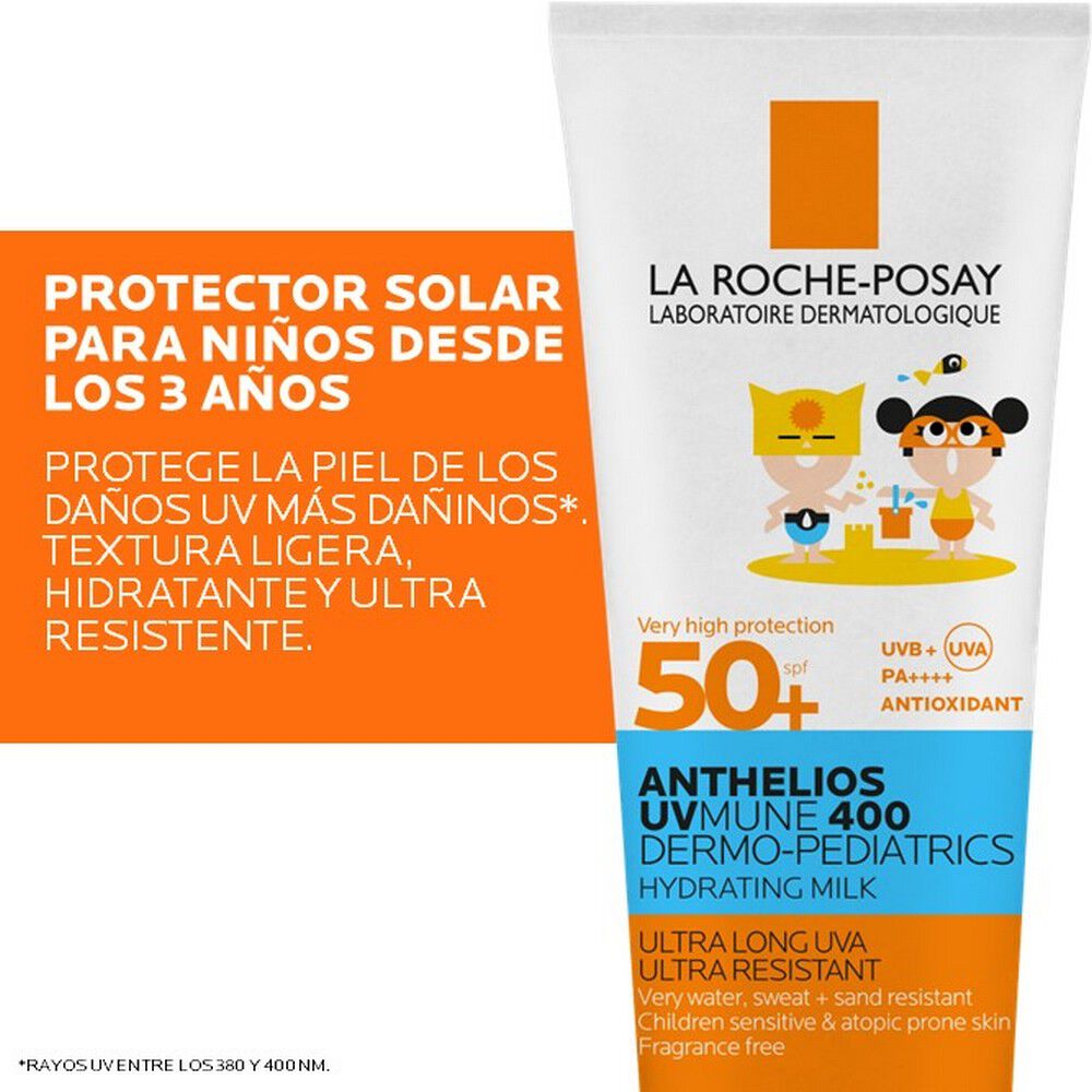 Protector-Solar-Niños-Anthelios-UV-Mune-400-Dermo-Pediatrics-Hydrating-Lotion-FPS50+-imagen-3