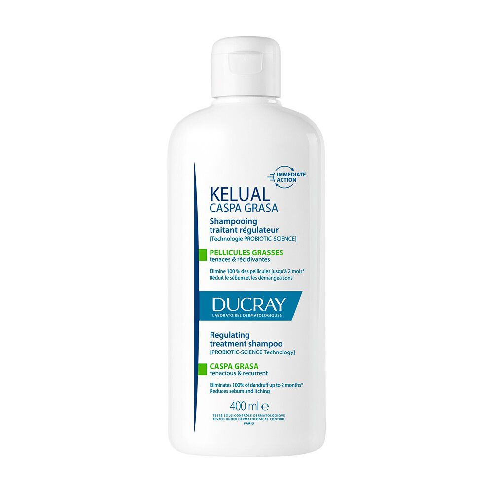 DUCRAY-KELUAL-SHAMPOO-CASPA-GRASA-400ML-imagen-1