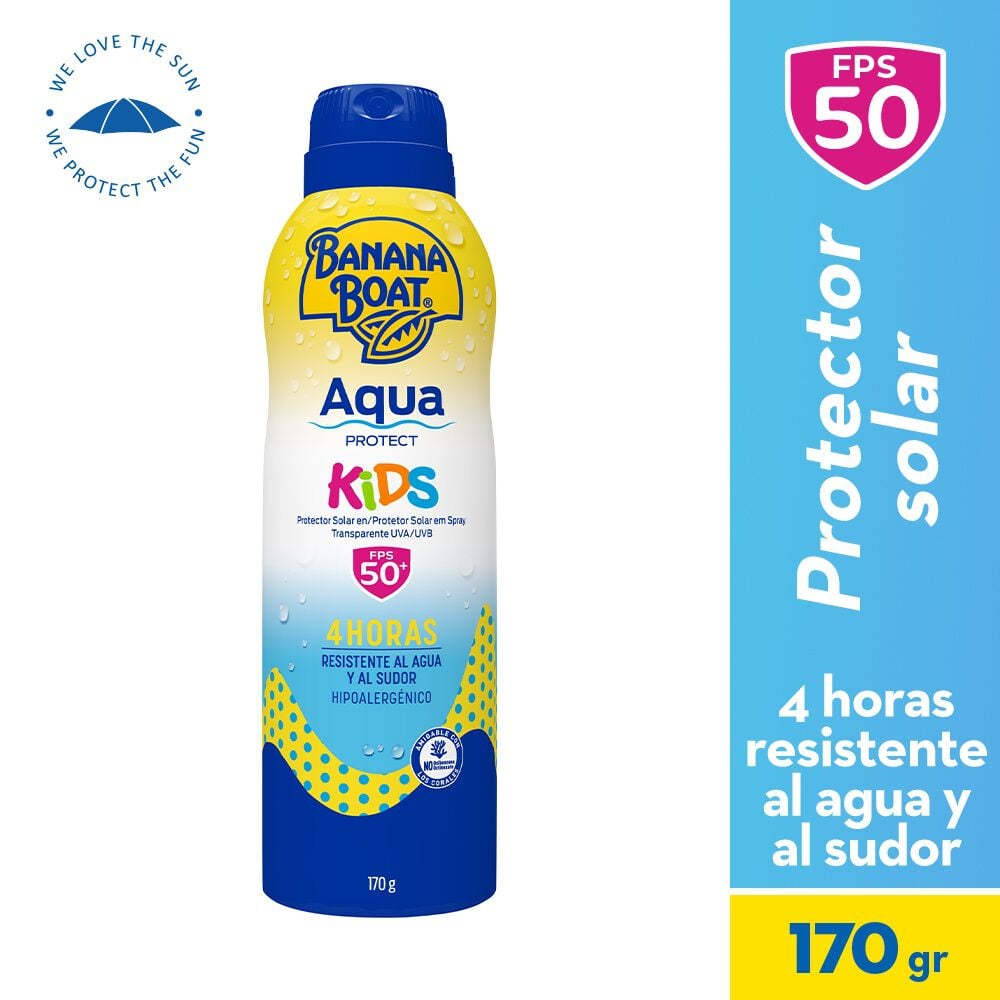 Banana-Boat-Aqua-Protect-Kids-Fps50(+)-Spray-Protector-Solar-Uva/Uvb-170Gr-imagen-1