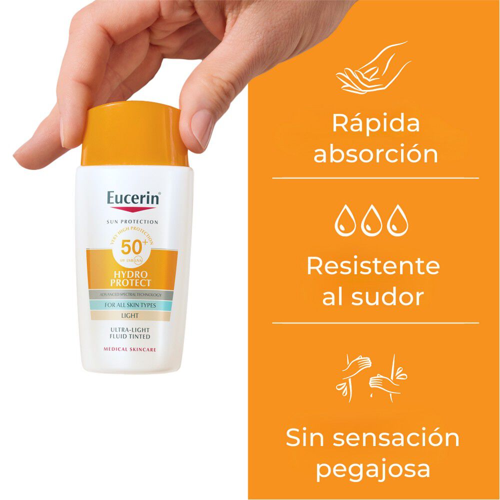 EUCERIN-SUN-FACE-HYDRO-FLUID-TONO-CLARO-SPF50+-50-ML-imagen-2