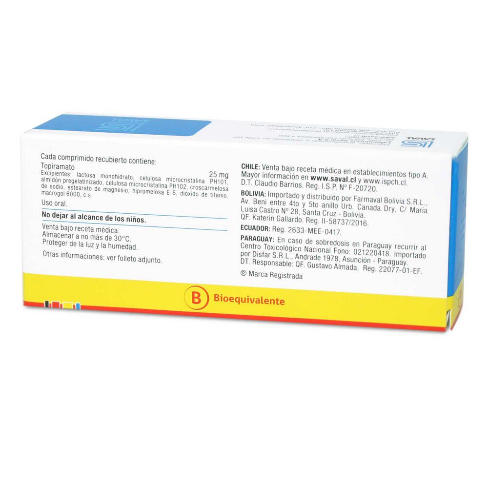 Bio-Mood-Topiramato-25-mg-30-Comprimidos-Recubiertos-imagen-3