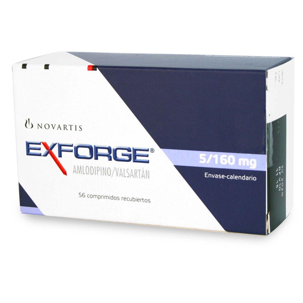 Exforge-5/160-Amlodipino-5-mg-56-Comprimidos-Recubierto-imagen-1