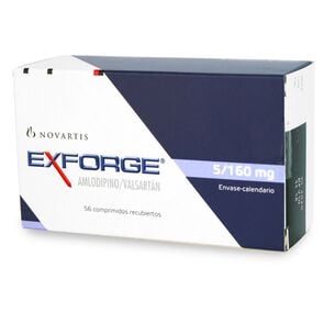 Exforge-5/160-Amlodipino-5-mg-56-Comprimidos-Recubierto-imagen