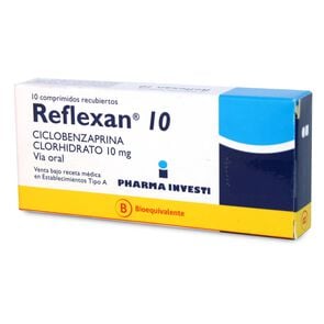 Reflexan-Ciclobenzaprina-10-mg-10-Comprimidos-Ranurado-imagen