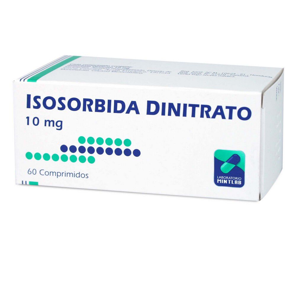 Isosorbide-Isosorbide-Dinitrato-10-mg-60-Comprimidos-imagen-1