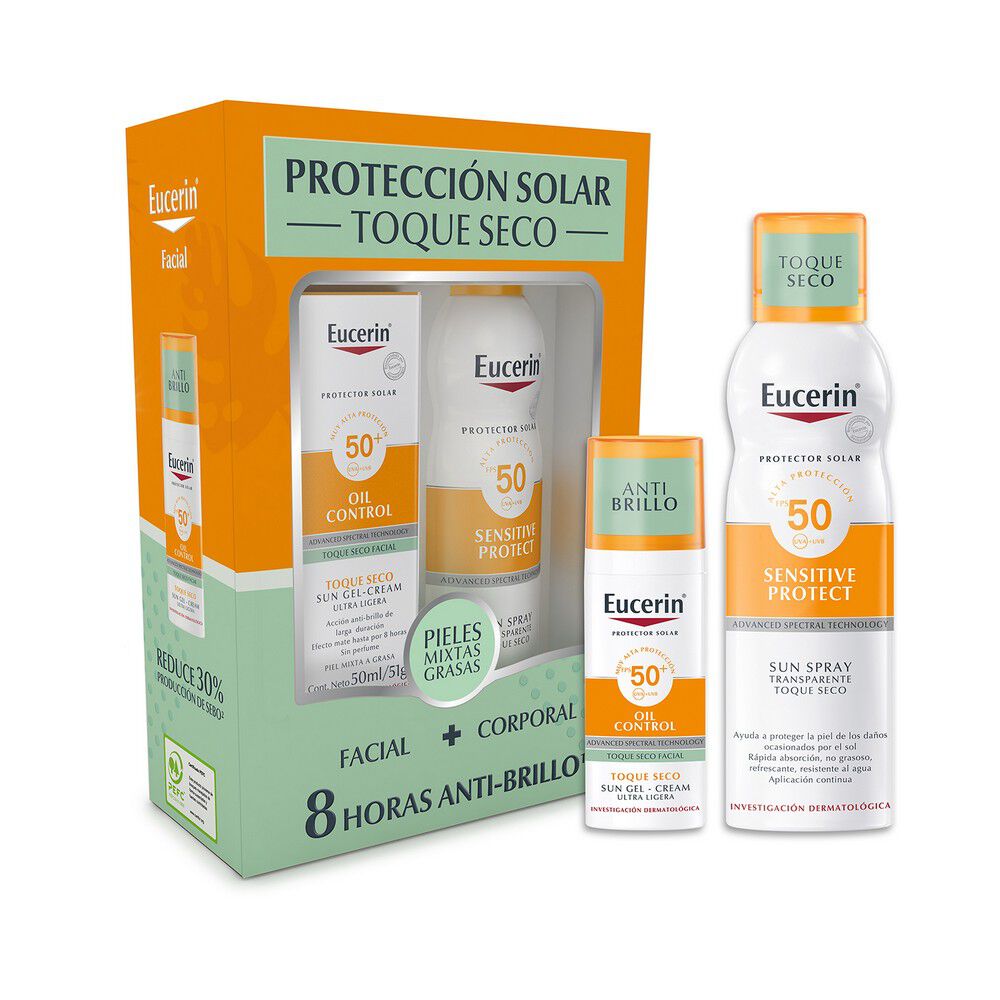 Protector-Solar-Facial-Oil-Control-+-Protector-Solar-Sensitive-Protect-imagen-1