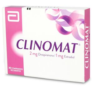 Clinomat-Drospirenona-2-mg-Estradiol-1-mg-30-Comprimidos-Recubierto-imagen