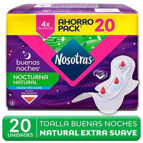 Toalla-Higi&eacute;nica-Buenas-Noches-Normal-Tela-Suave-20-Unidades-imagen