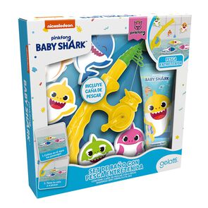 Set-de-Baño-Baby-Shark,-Shampoo-3-en1-+-Juego-Pesca--imagen