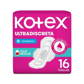 Toalla-Higi&eacute;nica-Kotex-Ultradiscreta-Malla-16-un-imagen