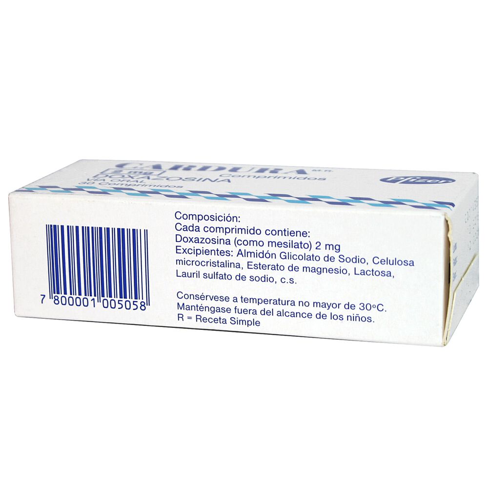 Cardura-Doxazosina-2-mg-30-Comprimidos-imagen-2