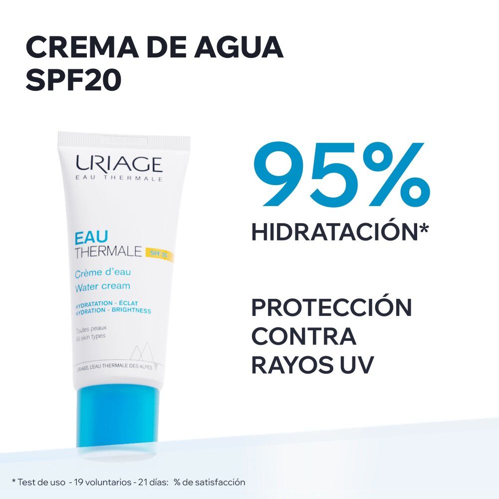 Crema-de-Agua-Hidratante-Rostro-SPF20-Eau-Thermale-40ml-Uriage-imagen-2
