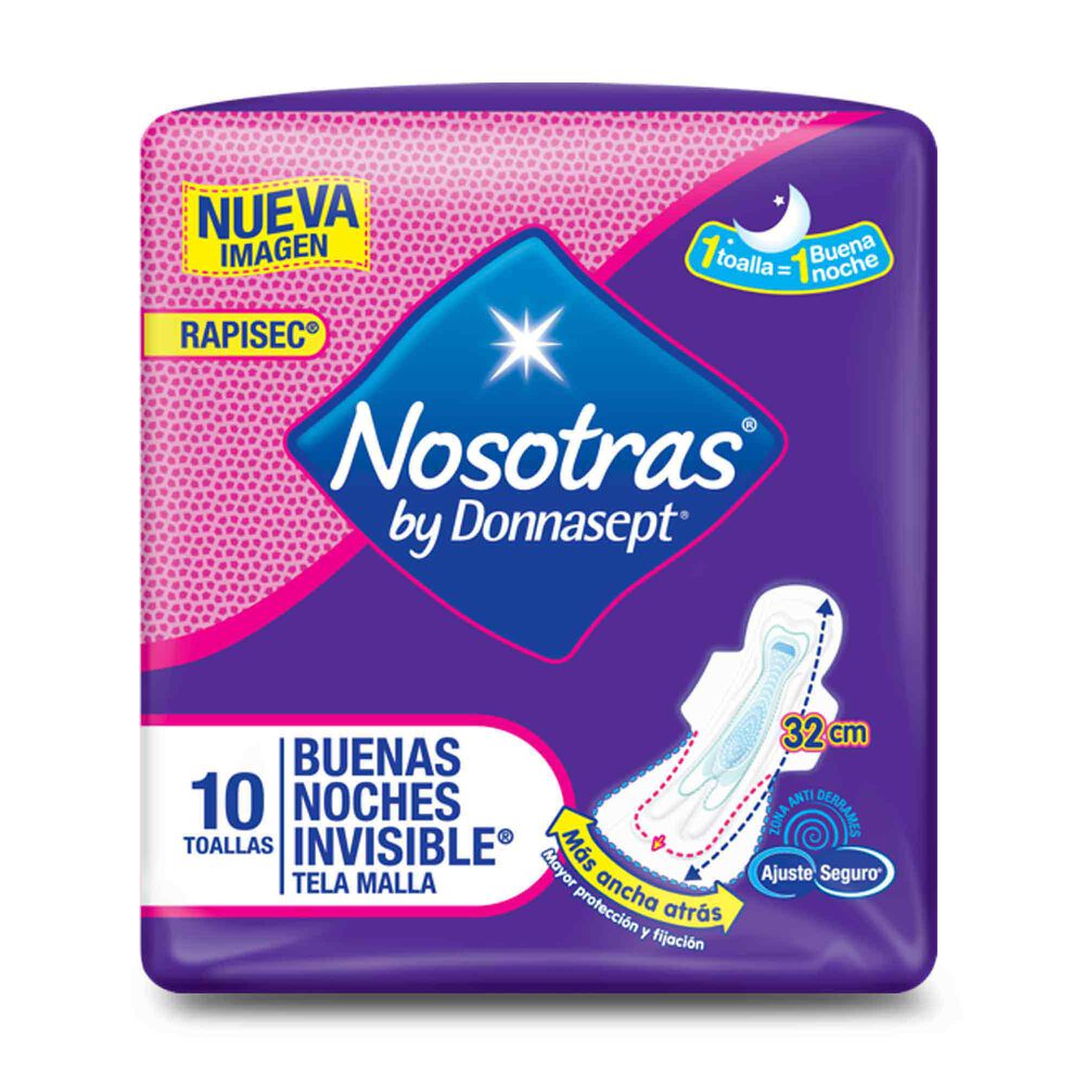 Toalla-Higienica-Buenas-Noches-Invisible-Tela-Malla-imagen
