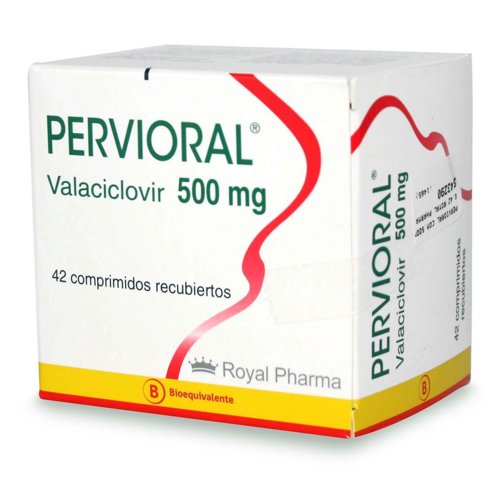 Pervioral-Valaciclovir-500-mg-42-Comprimidos-Recubiertos-imagen-1