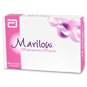 Marilow-Nomegestrol-2,5-mg-Estradiol-1,5-mg-28-Comprimidos-Recubiertos-imagen