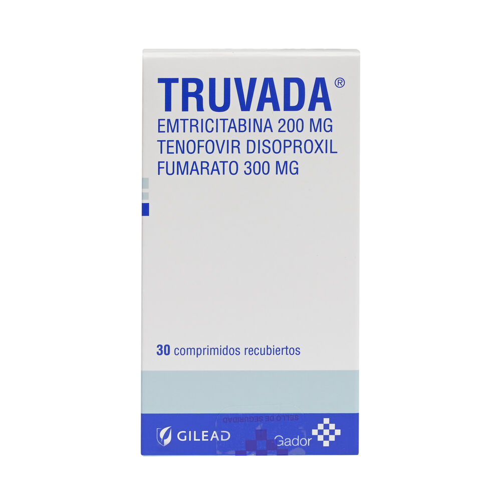 Truvada-Tenofovirl-Disoproxil-Fumarato-300-mg-Emtricitabina-200-mg-30-Comprimidos-Recubiertos-imagen-1