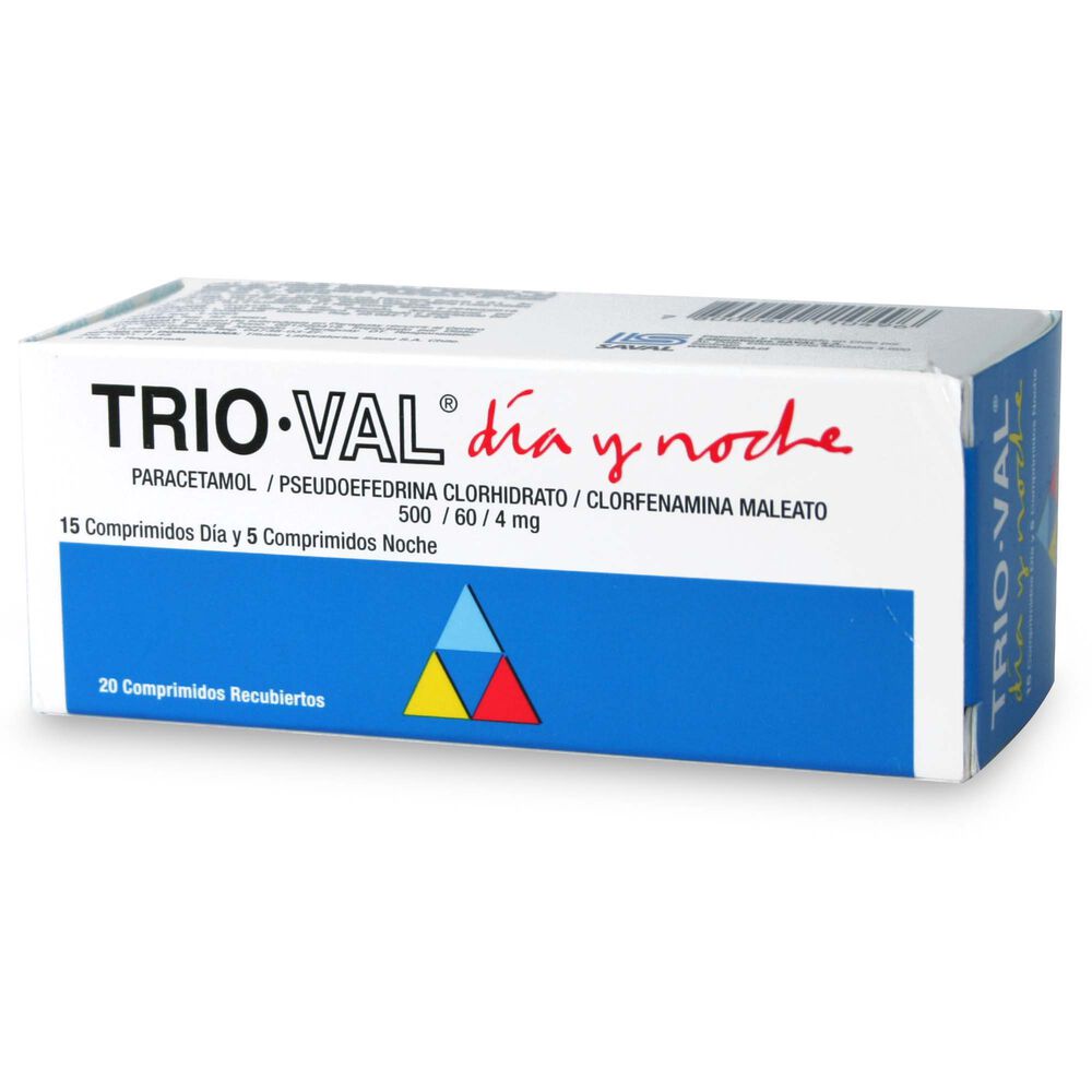 Trio-Val-Día/Noche-Pseudoefedrina-60-mg-20-Comprimidos-imagen-1