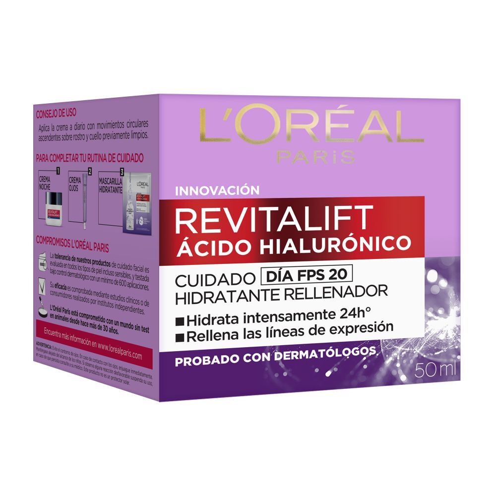 Revitalift-Acido-Hialuronico-Crema-Facial-Día-con-Protección-Solar-20-50-mL-+-Crema-Facial-Noche-50-mL-imagen-2