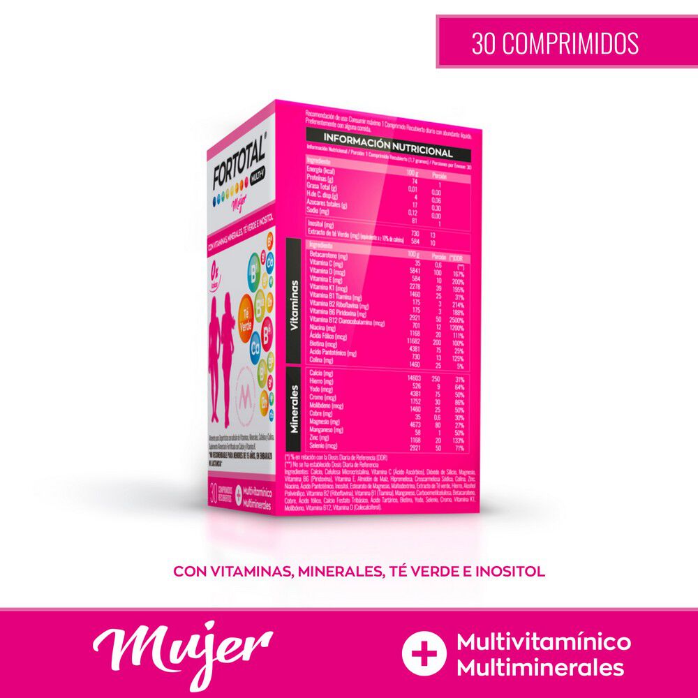Fortotal-Mujer-Multivitaminico-30-Comprimidos-imagen-2