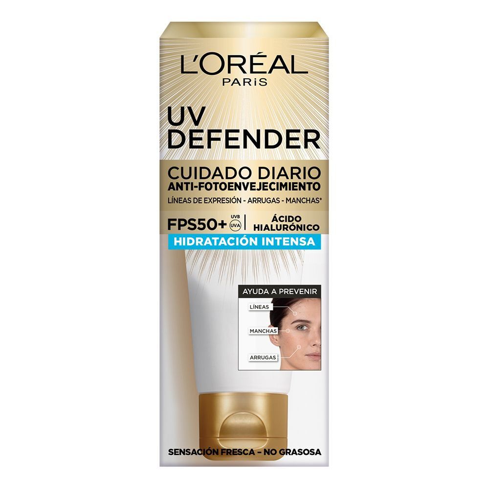 Uv-Defender-Crema-Facial-Anti-Fotoenvejecimiento-Fps50-+-Ácido-Hialurónico-Hidratación-Intensa-40-grs-imagen-3