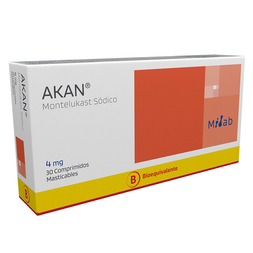 Akan-Montelukast-S&oacute;dico-4-mg-30-Comprimidos-Masticables-imagen-1