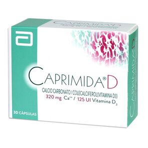 Caprimida-D-Calcio-320-mg-Vitamina-D3-125-UI-30-Cápsulas-imagen