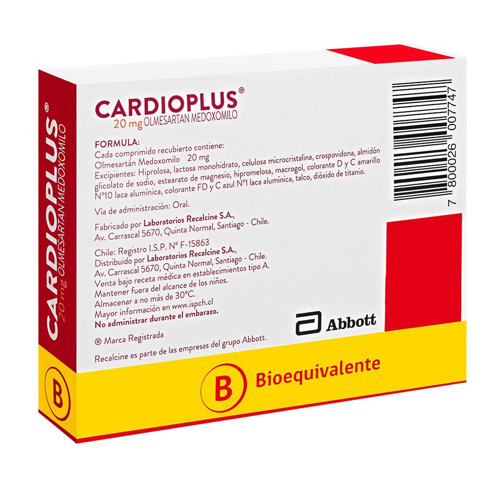 Cardioplus-20-mg-40-Comprimidos-Recubiertos-imagen-2
