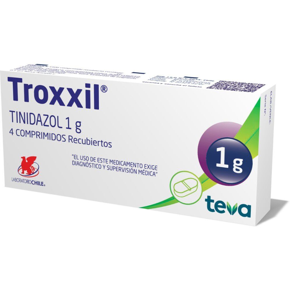 Troxxil-Tinidazol-1000-mg-4-Comprimidos-imagen-1