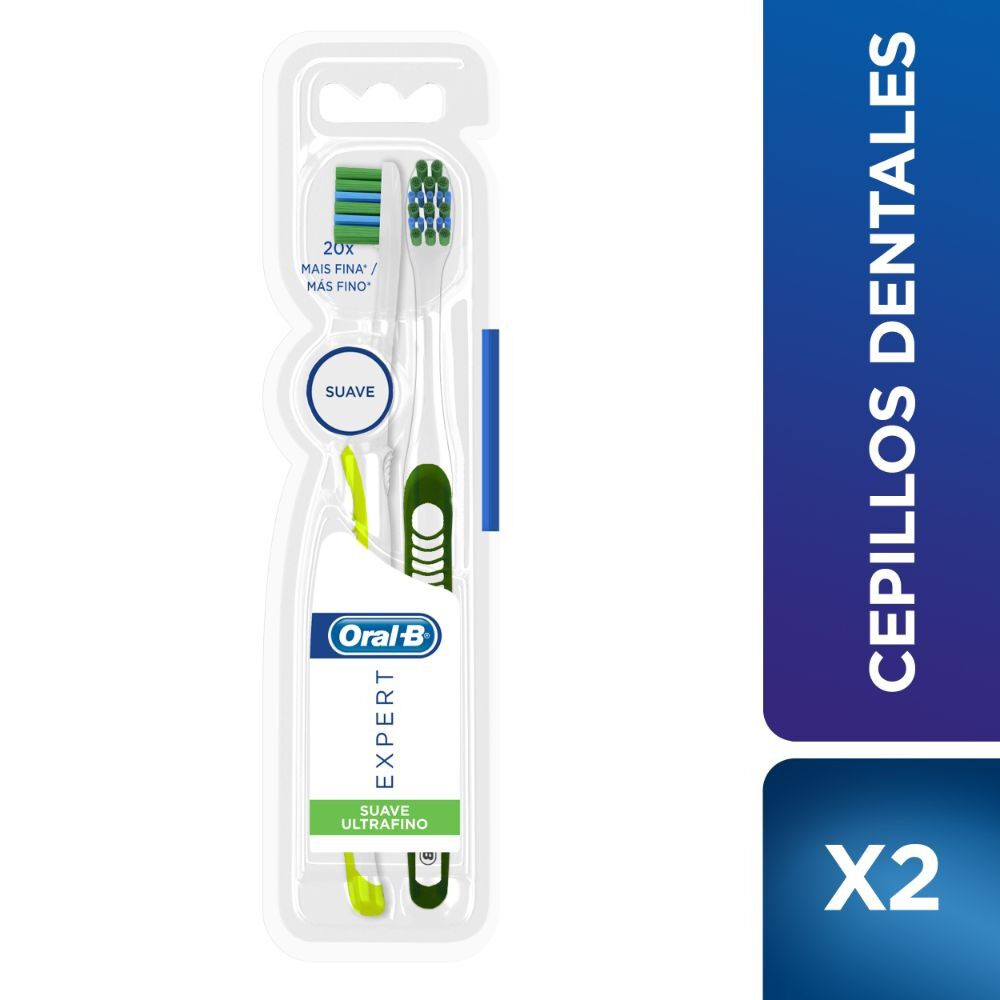Expert-Cepillo-Dental-Suave-Ultrafino-X2-imagen-1